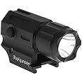 SecurityIng Waterproof LED Tactical Strobe Gun Flashlight, 2-Mode 210LM Handgun Torch Pistol Light with Quick Release Weaver Mount(Battery Not Included)