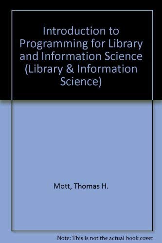Introduction to Pl/I Programming for Library and Information Service