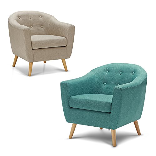 IKAYAA Armchair Sofa Accent Chair Lounge Furniture for Living Rooms