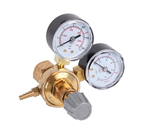 WELDINGER ECO-MINI Druckminderer grau für Schutzgas Argon / Co² Mehrwegflaschen Druckregler