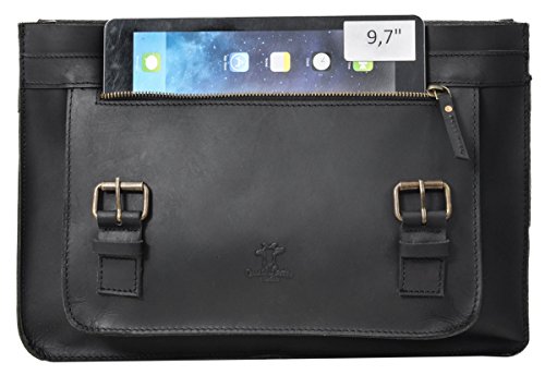 Ledertasche   Rucksack Gusti Leder studio  Floyd  Umh  ngetasche Laptoptasche MacBook Pro 15  Schwarz 2M1-26-80