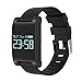 Produktbild Smart Sport Armband mit Blut Druck Monitoring, Herzfrequenz, wasserdichten und Staubdichtes Design, 2,4 cm OLED Touchscreen, Sport Schrittzähler für IOS und Android, schwarz