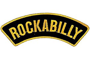 AKACHAFACTORY Akacha Patch ecusson brodé Backpack Rockabilly Psychobilly Rock n Roll thermocollant