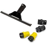 Karcher SC1, SC3, SC4, SC5 ile Uyumlu Cam Silme Aparatı/Mini Fır&ccedil;a Seti