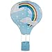 Produktbild 12 Zoll Heiluftballon Papierlaterne Lampenschirm Deckenleuchte Hochzeit Party Decor, blauer Regenbogen