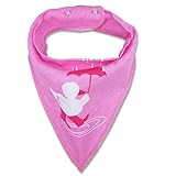 iZiv 4er Set Baby Bandana Geifer Lätzchen mit Justierbarem Druckknöpfen, Wasserdichte TPU Auskleidung für 0-2 Jahre - 6