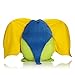 Odeja Baby/ Toddler Cover Zoo for Playing Pad (100 x 80 cm, Elephant)