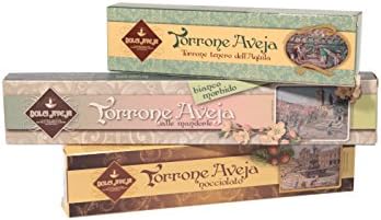 Tris Nougat Chocolate-White with Almonds-Gianduia - 580 g - Dolci Aveja