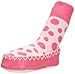 Mocc Ons Moccasin Style Slipper Socks - 6-12 Months, Pink Spots