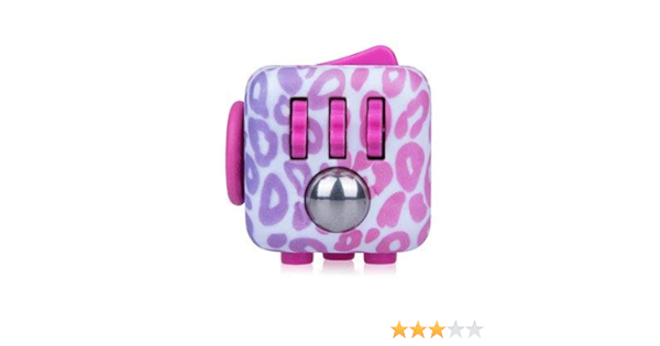Fidget Cube Original Anti Stress Toy Pink Pattern Styles Vary Amazon Co Uk Toys Games