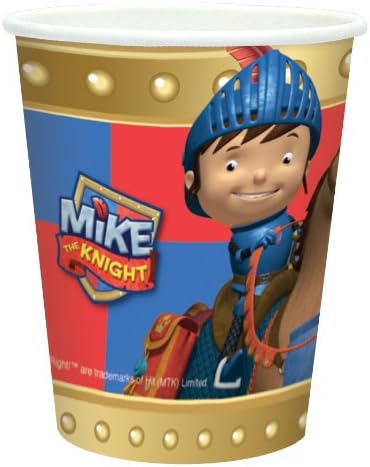 Mike The Knight Paper Cups (Pack Of 8)