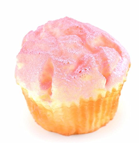 Welecom Squishy Toys,Yummy Slow Rising Squishies,Wrist Hand Pad Rest Stress Toy, Super Soft Cup Cake Bread Scent 8CM(Random Delivery)