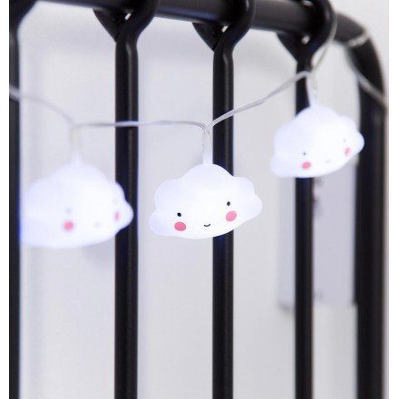 A Lovely Little Company – String lights Clouds- Lichterkette – Cloud, Wolke, Woken – 1,1 Meter lang - 2