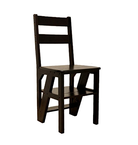 Yanfan Chairs Modern Concise Dual Use Folding Solid Wood Stool Indoor Four Step Ladder Chair Multi Function Staircase Stool Pine Mobile Step Stool For Kitchen Home Commercial Color B Buy Online In Cayman Islands