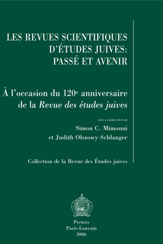 Les revues scientifiques d'études juives. Passé et avenir francais