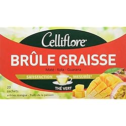CELLIFLORE Thé Brule Graisse à Base de Maté/Kola/Guarana 20 Sachets
