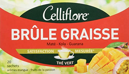 CELLIFLORE Thé Brule Graisse à Base de Maté/Kola/Guarana 20 Sachets