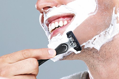 BIC Vier Flex Rasierer Set Männer (Rasierer mit vier Klingen, Auch für empfindliche Haut, Minimiert Hautirritationen) 8er Set - 5