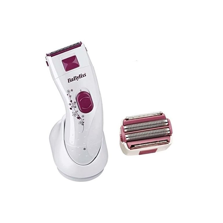 BaByliss® Ladies Wet and Dry Rechargeable Portable Lady Shaver Hair Remover Shaving System