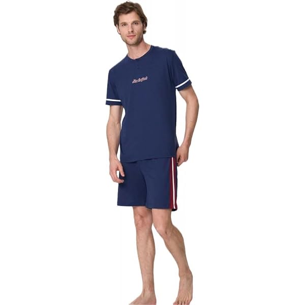 Pigiama Corto Con Stile Cravattier In Jersey Di Cotone - Fant. Biking Red Cravatier - 8