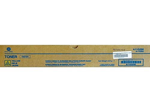 Preisvergleich Produktbild Konica Minolta A11G250 Bizhub C360 Toner, 26000 Seiten, TN319Y, gelb