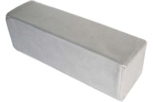 YURRO Anpassbares Sofakissen, Armlehnen-Kissen, Unterstützung zum Lesen, Entspannen, Memory-Schaum, Armlehnen-Kissen, weiche Bettspalten-Nahtfüller, abnehmbarer Lederbezug