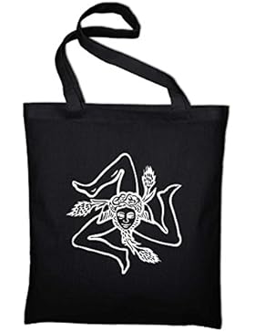 Sizilien Wappen Logo Wappen Jutebeutel, Beutel, Stoffbeutel, Baumwolltasche