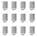 Produktbild Aikzik®12 Stk Selbstklebend Handtuchhaken, Badezimmer Wandhaken Edelstahl Haken ohne Bohren Kleiderhaken für Bad und Küche