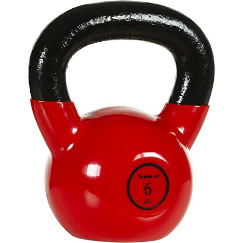 MOVIT® Profi Kettlebell Kugelhantel aus Gusseisen mit Vinylbeschichtung, 12 VARIANTEN: 2 bis 24 kg - 3
