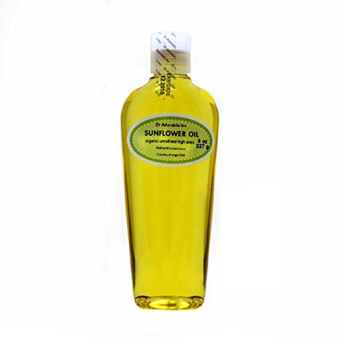 8 oz (girasol orgánicos de aceite portador puro prensado en frío sin refinar aceite)