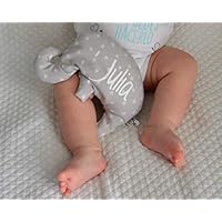 Saquito térmico de semillas"elefante", para bebé y personalizado. Nuestro saco térmico es ideal para aliviar los cólicos, calentar la cuna y relajar al recién nacido. Regalo original y hecho a mano