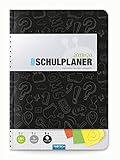201931 - Schulplaner 2019/2020, schwarz, DIN A5, mit Stickern by 