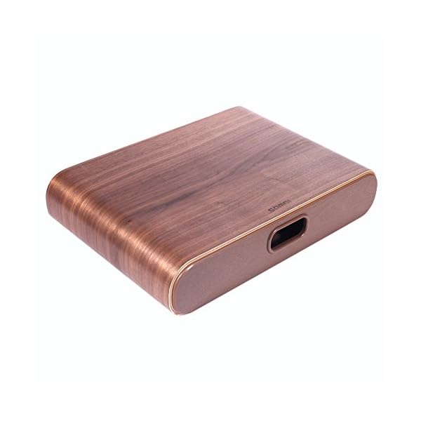 SAMDI Universal Wooden Computer Monitor Stand with Drawer Heighen Dock Holder Rise Stand Display Bracket for iMac PC Desktop - Image 3