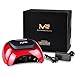 MelodySusie® 48W LED Nail Dryer - Nail Lamp Quick Curing LED Gel Nail Polish Professionally and Quickly as Manicure Beauty Salon - With Timer Setting 5s/20s/30s (Chic Red)