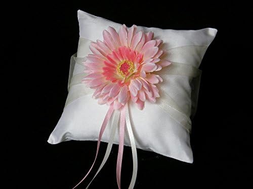 RING CUSHION NATURAL SILK GERBERA