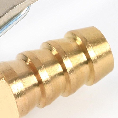 Yahee 2 x Momentstecker Ventil 8mm Druckluft Reifen Reifenfüllnippel Messing Hebelstecker Ventilaufsatz - 8