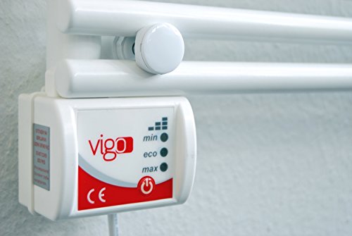 Handtuchwärmer Badheizkörper Elektrisch Badheizung Bad ECO 450Watt 500 x 1000 - 3