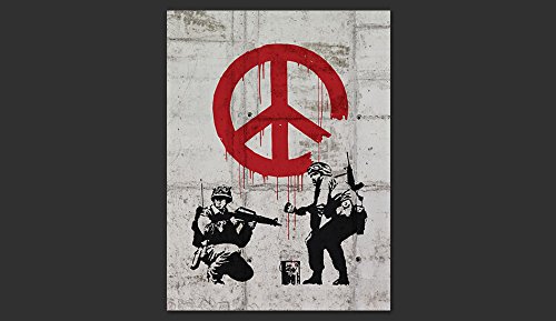 Vlies Fototapete 200×270 cm ! Top – Tapete – Wandbilder – Wandbild – Bild – Fototapeten – Tapeten – Wandtapete – Wanddeko – Wand – Graffiti Banksy Streetart h-A-0043-a-a - 2