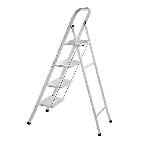 DEMA Stahl Haushaltsleiter Klapptritt 4 Stufen - 2