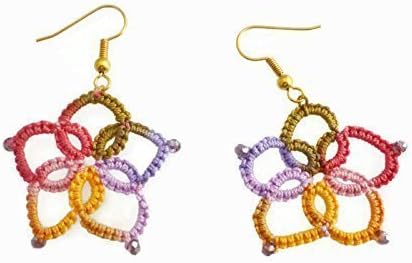 Lace Flower Earrings - Summer Garden