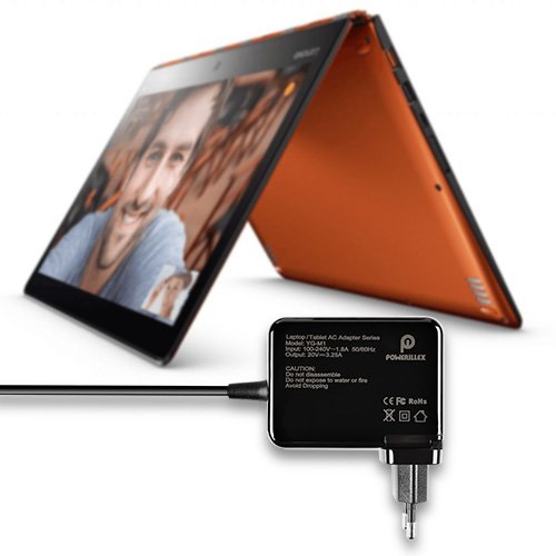Laptop Ladegerät, POWERILLEX Lenovo 65W AC Laptop Power Adapter 20V 3.25A für Lenovo Miix 700, Yoga 3 Pro 3 11 Yoga und Yoga 900 Ultrabook Laptop mit 4,9 FT Kabel - 4