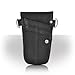Roo Beauty Hairdressing Pouch, Scissor Holster with Belt, Hair Kit Accessories in Pod Black