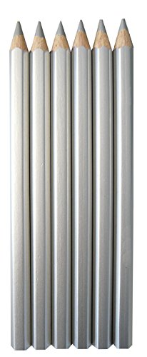 Buntstift dick silber