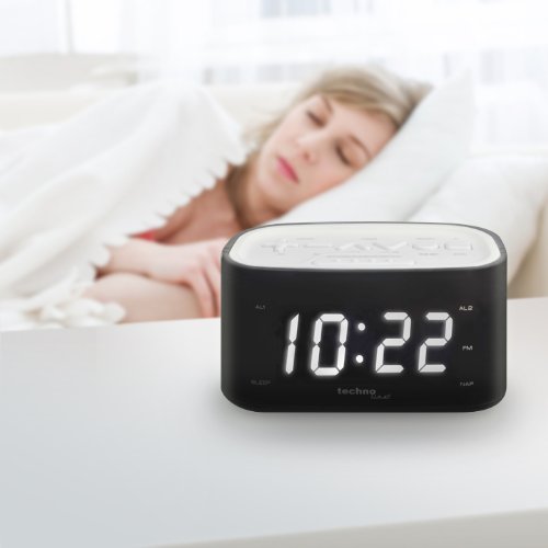 Technoline WT 465 LED Radiowecker mit Tasten im Play-Controller Design, weiß - 5