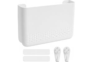 Routerförvaringslåda, 25,6×17×5cm Väggmonterad gömd låda, routerlåda | Router-box WLAN-routers förvaringslåda plast vit skåp hem förvaringslådor för TV-station och hem kontor dekoration