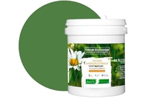BOX DECO COULEURS Peinture naturelle écologique intérieur extérieur aspect velours Natura - 1L, Vert Nature