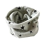 Material: Algodón Tongshi Otoño Invierno Niños Niñas collar bebé de la bufanda del algodón O Ring Pañuelos(Gris)