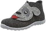 Innenfutter: Textil Superfit Jungen Happy Hohe Hausschuhe, Schwarz (Schwarz 00), 26 EU