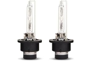 Auto Mercado Recambios | Bombillas Xenón HID 6000K 12V 35W | Faros Delanteros Coche Brillante Blanco Luz Lámpara Kit de Repuesto | 2 Piezas Universales | Clase eficiencia energética G (D2S)