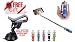 Premsons Selfie Stick With Aux Cable + Free Gift Lazy Clipper Mobile Stand Worth Mrp Rs 699 Compatible With Apple & Android Phones RS.299.00